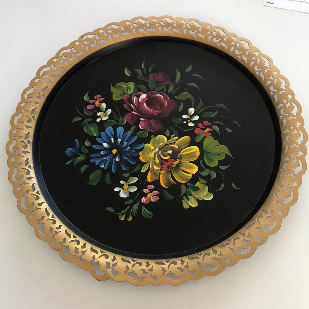 Vintage Toleware Nashco Tray